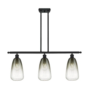 Brookhaven Almond - 3 Light Stem Hung Island-14 Inch Tall and 36 Inch Wide - 1387703
