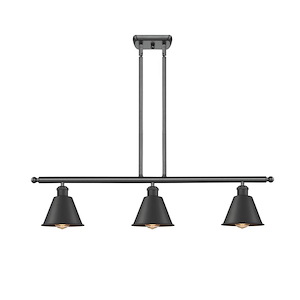Smithfield - 3 Light Island In Industrial Style-10 Inches Tall and 36 Inches Wide