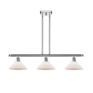 Orwell - 3 Light Stem Hung Island In Industrial Style-9 Inches Tall and 36 Inches Wide - 1289563