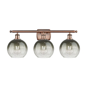 Brookhaven Globe - 3 Light Bath Vanity-11 Inch Tall and 28 Inch Wide - 1387743