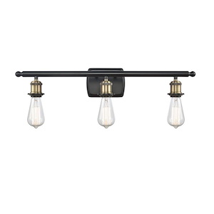 Bare Bulb - 3 Light Bath Vanity-4.75 Inch Tall and 26 Inch Wide - 1427830