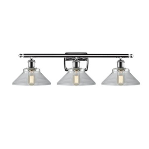 Orwell - 3 Light Bath Vanity In Industrial Style-10 Inches Tall and 26 Inches Wide