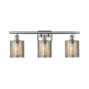 Cobbleskill - 3 Light Bath Vanity In Industrial Style-9.5 Inches Tall and 26 Inches Wide