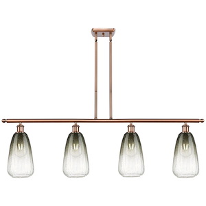 Brookhaven Almond - 4 Light Stem Hung Island-13.5 Inch Tall and 48 Inch Wide - 1387706