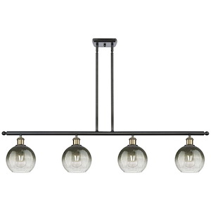 Brookhaven Globe - 4 Light Stem Hung Island-10.63 Inch Tall and 48 Inch Wide - 1387757