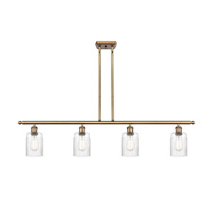 Hadley - 4 Light Stem Hung Island-9.5 Inch Tall and 48 Inch Wide - 1425957
