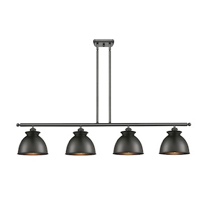 Adirondack - 100W 4 LED Stem Hung Island-9 Inch Tall and 48 Inch Wide - 1425816