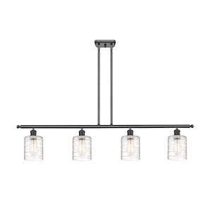 Cobbleskill - 100W 4 LED Stem hung Island-9.5 Inch Tall and 48 Inch Wide - 1425892