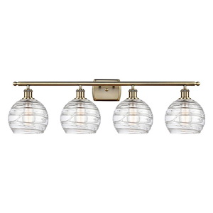 Athens Deco Swirl - 4 Light Bath Vanity-10.88 Inch Tall and 38 Inch Wide - 1289700
