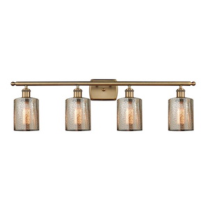 Cobbleskill - 4 Light Bath Vanity In Industrial Style-11 Inches Tall and 36 Inches Wide