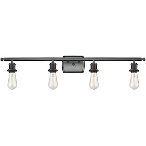 Bare Bulb - 100W 4 LED Bath Vanity-4.75 Inch Tall and 36 Inch Wide - 1426030