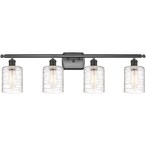 Cobbleskill - 100W 4 LED Bath Vanity-10 Inch Tall and 35 Inch Wide - 1426182