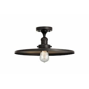 Appalachian - 1 Light Semi-Flush Mount In Traditional Style-6.75 Inches Tall and 16 Inches Wide