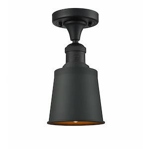 Addison - 1 Light Semi-Flush Mount In Traditional Style-9 Inches Tall and 5.25 Inches Wide