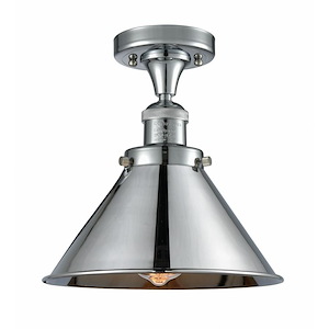 Briarcliff - 1 Light Semi-Flush Mount In Traditional Style-11 Inches Tall and 10 Inches Wide