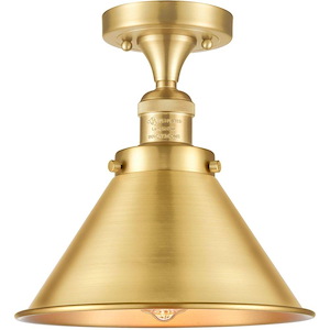 Briarcliff - 1 Light Semi-Flush Mount-11 Inch Tall and 10 Inch Wide - 1289632