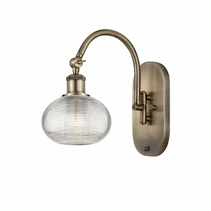 Ithaca - 1 Light Arm Swivels Side to Side Wall Sconce In Industrial Style-10.5 Inches Tall and 6 Inches Wide - 1330262
