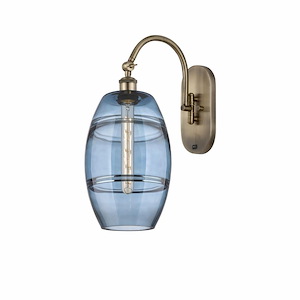 Vaz - 1 Light Arm Swivels Side to Side Wall Sconce In Industrial Style-13.38 Inches Tall and 8 Inches Wide