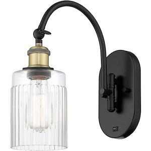 Hadley - 1 Light Adjustable Swing Arm Wall Sconce-12.5 Inch Tall and 4.5 Inch Wide - 1426211