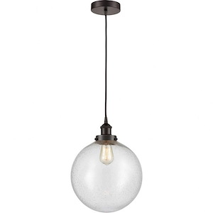 Beacon - 1 Light Mini Pendant In Industrial Style-15 Inches Tall and 12 Inches Wide - 1094013