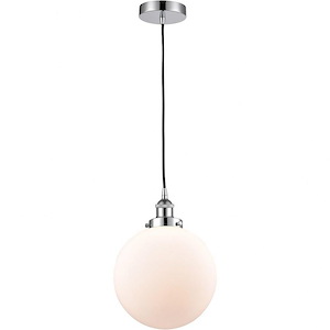 Beacon - 1 Light Mini Pendant In Industrial Style-13 Inches Tall and 10 Inches Wide