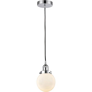 Beacon - 1 Light Mini Pendant In Industrial Style-9.5 Inches Tall and 6 Inches Wide