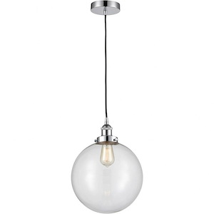 Beacon - 1 Light Mini Pendant In Industrial Style-15 Inches Tall and 12 Inches Wide