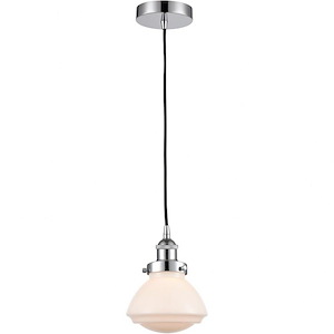 Olean - 1 Light Mini Pendant In Industrial Style-7.75 Inches Tall and 6.75 Inches Wide
