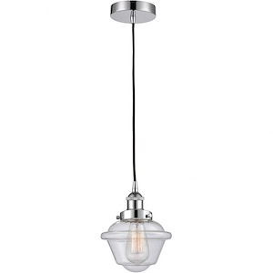 Oxford - 1 Light Mini Pendant In Traditional Style-8 Inches Tall and 7.5 Inches Wide - 1094094