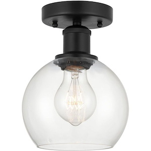 Athens - 1 Light Semi-Flush Mount-9.88 Inch Tall and 5.88 Inch Wide - 1330217