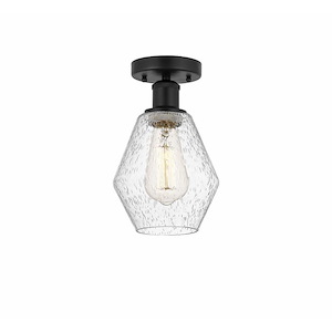 Cindyrella - 1 Light Semi-Flush Mount In Nautiical Style-10.25 Inches Tall and 6 Inches Wide