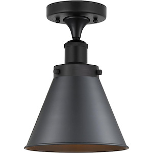 Appalachian - 1 Light Semi-Flush Mount-11.13 Inch Tall and 8 Inch Wide - 1426295