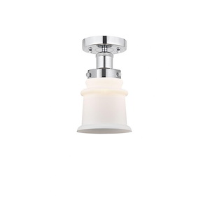 Canton - 1 Light Semi-Flush Mount In Industrial Style-9.25 Inches Tall and 5.25 Inches Wide - 1289675