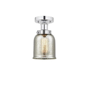 Bell - 1 Light Semi-Flush Mount In Industrial Style-8.25 Inches Tall and 6.5 Inches Wide - 1289668