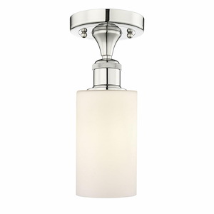 Clymer - 1 Light Semi-Flush Mount In Art Deco Style-9.63 Inches Tall and 3.88 Inches Wide - 1330238