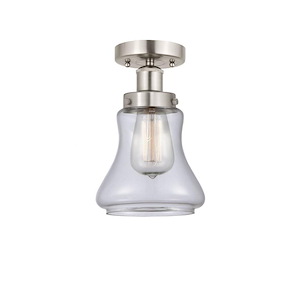 Bellmont - 1 Light Semi-Flush Mount In Industrial Style-8.25 Inches Tall and 6.5 Inches Wide - 1289676