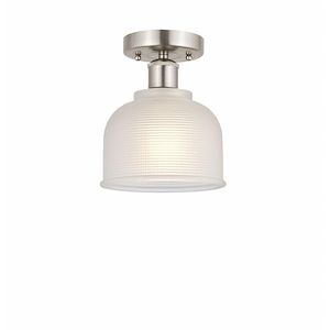 Dayton - 1 Light Semi-Flush Mount In Industrial Style-9.25 Inches Tall and 5.5 Inches Wide - 1289666
