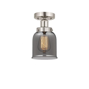 Oxford - 1 Light Semi-Flush Mount In Industrial Style-8.25 Inches Tall and 6.5 Inches Wide - 1289695