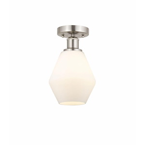 Cindyrella - 1 Light Semi-Flush Mount In Nautiical Style-10.25 Inches Tall and 6 Inches Wide - 1289674