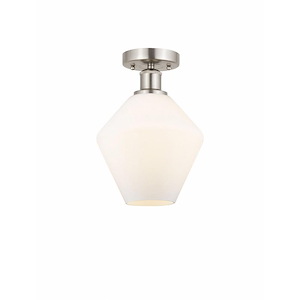 Cindyrella - 1 Light Semi-Flush Mount In Nautiical Style-11.25 Inches Tall and 8 Inches Wide - 1289724
