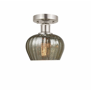 Fenton - 1 Light Semi-Flush Mount In Industrial Style-8.25 Inches Tall and 6.5 Inches Wide - 1289734