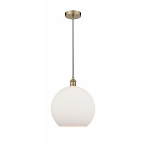 Athens - 1 Light Mini Pendant In Industrial Style-14.38 Inches Tall and 11.75 Inches Wide - 1289749