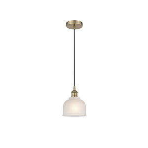 Dayton - 1 Light Cord Hung Mini Pendant In Industrial Style-9.25 Inches Tall and 5.5 Inches Wide - 1289764