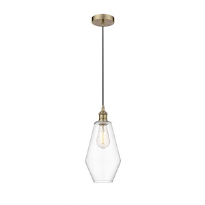 Cindyrella - 1 Light Mini Pendant In Industrial Style-14.75 Inches Tall and 7 Inches Wide - 1289834