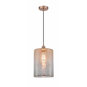 Cobbleskill - 1 Light Mini Pendant In Industrial Style-15.75 Inches Tall and 9 Inches Wide