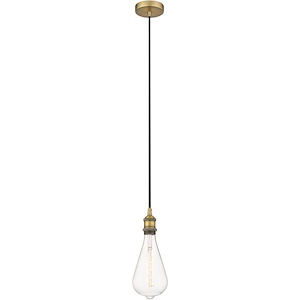 Edison - 100W 1 LED Cord Hung Mini Pendant-13.5 Inch Tall and 6.25 Inch Wide - 1426350