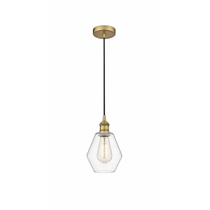 Cindyrella - 1 Light Mini Pendant In Industrial Style-10.25 Inches Tall and 6 Inches Wide - 1289833
