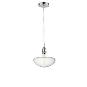 Edison - 5W 1 LED Cord Hung Mini Pendant In Industrial Style-11 Inches Tall and 9.25 Inches Wide - 1289716