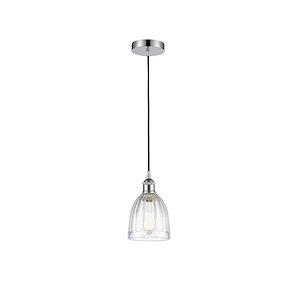 Brookfield - 1 Light Cord Hung Mini Pendant In Industrial Style-9.75 Inches Tall and 5.75 Inches Wide - 1289806