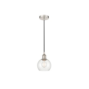 Athens - 1 Light Mini Pendant In Industrial Style-8.88 Inches Tall and 6 Inches Wide